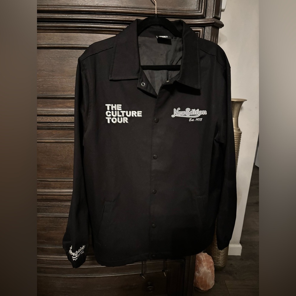 Exclusive New Edition The Culture Tour Coaches Jacket Sportyrich Apparel NE4Life